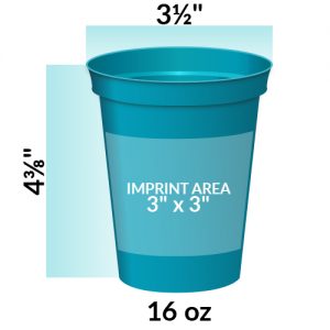 16 Oz Stadium Cups - Crazy About Cups