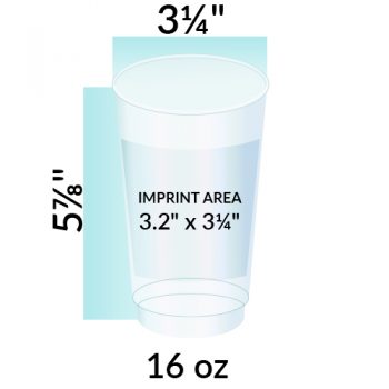 16 Oz Hard Plastic Clear Cups - Crazy About Cups