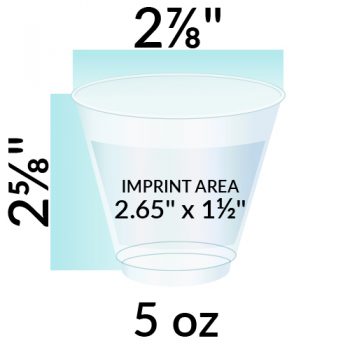 5 Oz Hard Plastic Clear Cups - Crazy About Cups