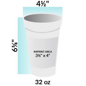 32 Oz Styrofoam Cups - Crazy About Cups