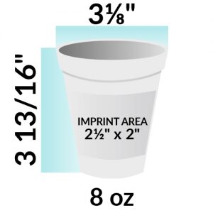 8 Oz Styrofoam Cups - Crazy About Cups