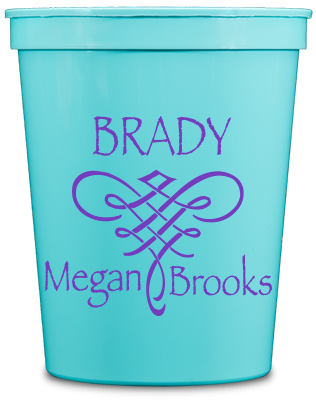 Personalized Plastic Birthday Party Stadium Cups
