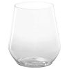 14 oz Clear Plastic Stemless Wineglass